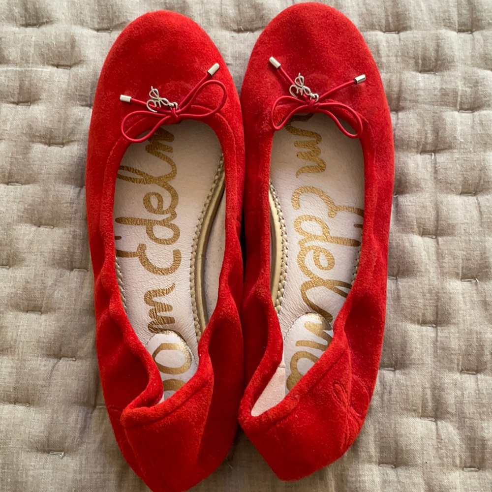Red Sam Edelman flats